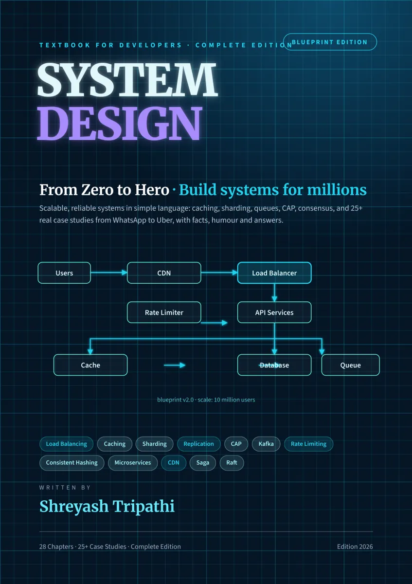 System Design: From Zero to Hero book cover by Shreyash Tripathi